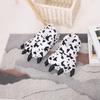 Funny Cat Paw Plush Indoor Slippers with Claws – Thick Cotton for Couples