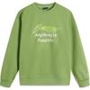 Li Ning Sports Lifestyle Series Антистатическая антибактериальная теплая флисовая толстовка с круглым вырезом и длинными рукавами для мужчин AWDUC95-5