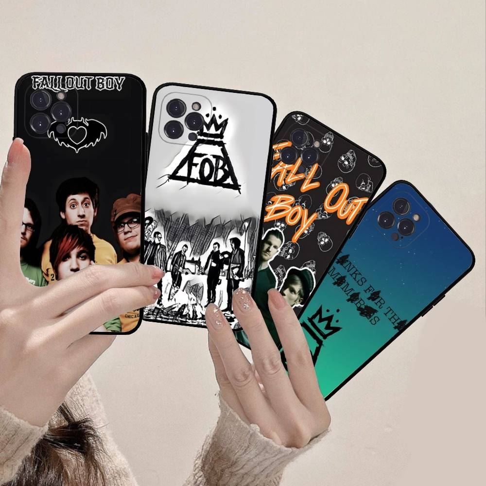 F-Fall Out Boy Band For iPhone 17 Air 16 Pro Max 15 14 13 12 11 Plus phone Case