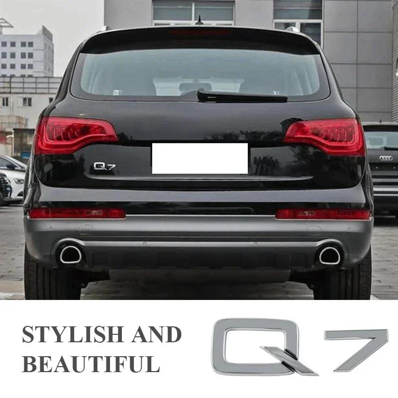 2026 1Pcs ABS Car Decorations Accessories Sticker Decals Auto Trunk Emblem Badge For 22x Sline A3 A4 A5 A6 A7 A8 Q1 Q2 Q3 Q5 Q7 Q8 D2
