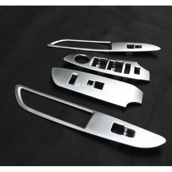 For Chevrolet Trax 2013 2014 2015 ABS Chrome Interior Door Button Switch Panel Cover 4pcs