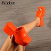 Platform Wedges Slippers For Women High Quality Solid Slipper Sandals Shoes