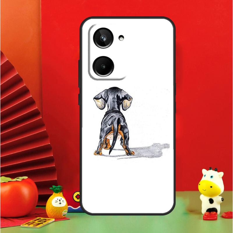 Чехол для Realme 15 Pro GT7 GT6 10 11 12 13 14 Pro Plus C65 C67 C63 C61 C51 C53 C35 C75 C55 с изображением таксы