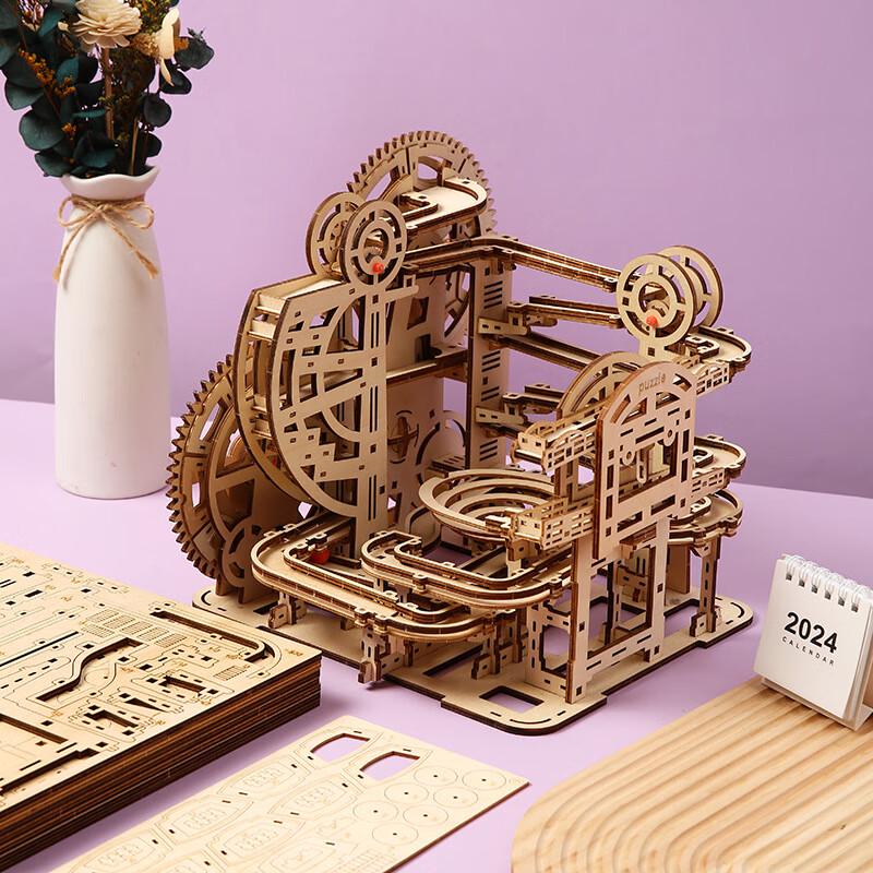 3D Деревянная лабиринт-головоломка с шариком
