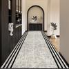 Современный Простой Домашний Коридор Проход Ковер Украшение Лестничный Коврик-Дорожка Длинные Ковры Кухонная Зона Нескользящий Моющийся Изготовленный на Заказ Напольный Коврик
