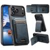 Совместимый кожаный чехол для Apple 17 Pro Max, Google 10 Pro XL, Samsung - Держатель для SIM-карты и подставка