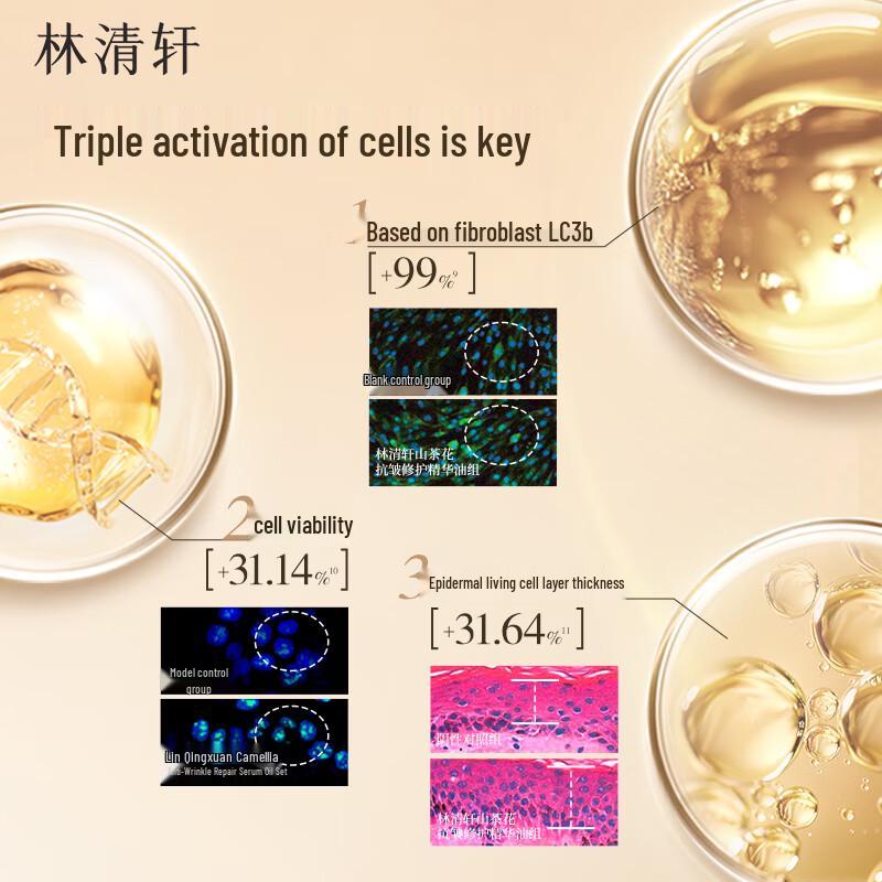 Linqingxuan Camellia Anti-Wrinkle Repair Essence Oil 5.0