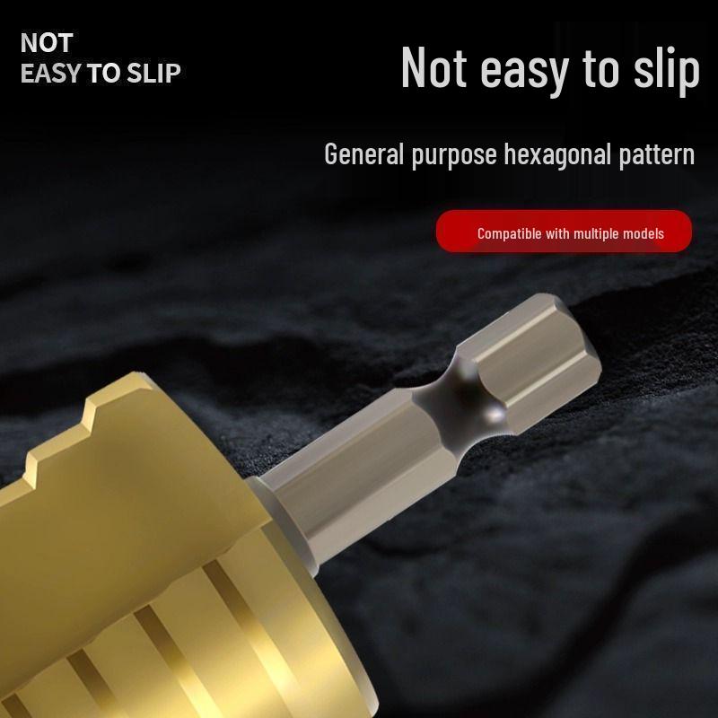 Набор кобальтовых ступенчатых сверл-пагод - Многофункциональная металлическая коронка и башенная развертка для деревообработки