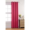 Blackout Curtains - Bazarim - Fuchsia - 140x260 Cm - 100% Polyester - Eyelets