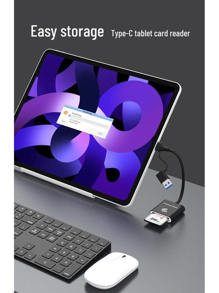 Высокоскоростной кардридер CFexpress Type-B и SD 2.0, USB 3.2, 10 Гбит/с