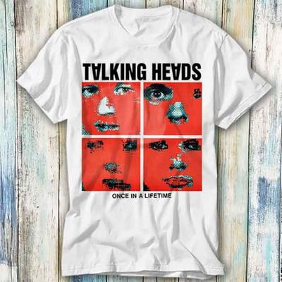 Talking Heads Once In A Lifetime Футболка Мем Подарок Смешная Верхняя Одежда Стиль Унисекс Геймер Фильм Музыка 729