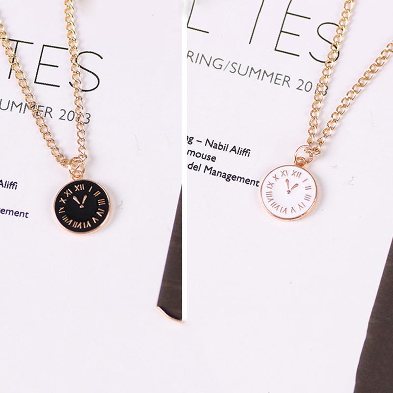 Зимний свитер, цепочка, аксессуары для женщин, Южная Корея, стильные простые часы, подвески, ожерелье, повседневные ювелирные изделия для пар, модный подарок