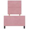Boxspring Bed with Headboard Pink 80 x 200 cm Velvet