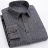 Men's Classic Plaid and Striped Casual Long-sleeved Shirts