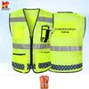 Custom Multi-Pocket Reflective Safety Vest with Images for Construction and Highway Use