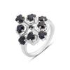 Silver Ring with Natural Sapphire 2.775ct, Product Weight 4.46 G (2174646)