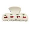 Elegant Designs Cherry Hair Claw Hair Styling Accessory Enhances Overall Lookings For Youth Women Fashion Enthusiasts
