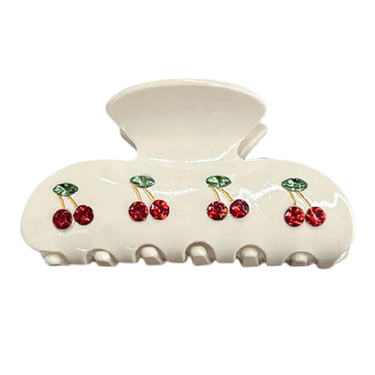 Elegant Designs Cherry Hair Claw Hair Styling Accessory Enhances Overall Lookings For Youth Women Fashion Enthusiasts