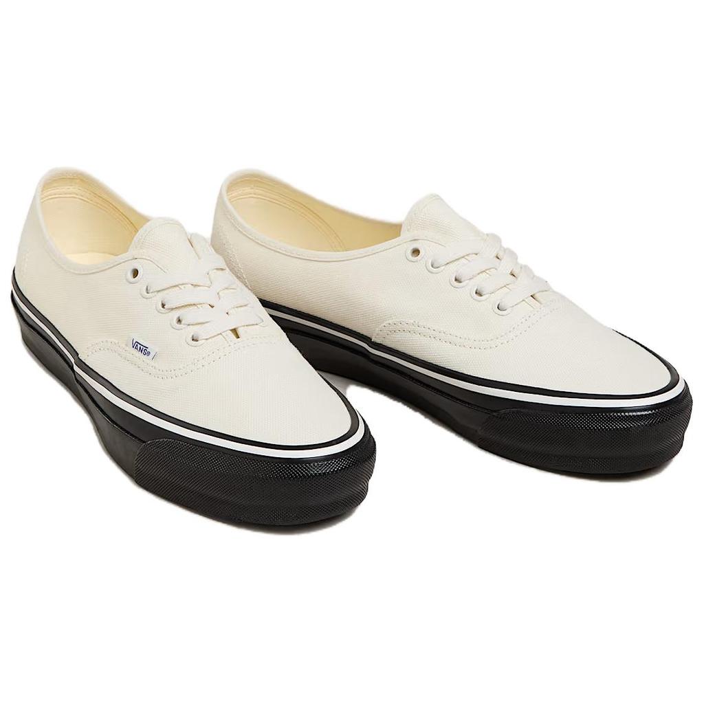 Vans Authentic 44 LX White Black Unisex Sneakers Cream VN000EBNYB2
