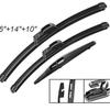 Suzuki SX4 2006-2020 Front and Rear Wipers, Wipers 26 Inch + 14 Inch + 10 Inch Wiper Blades