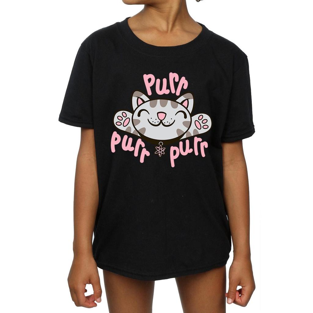 Big Bang Theory Girls Soft Kitty Purr Cotton T-Shirt