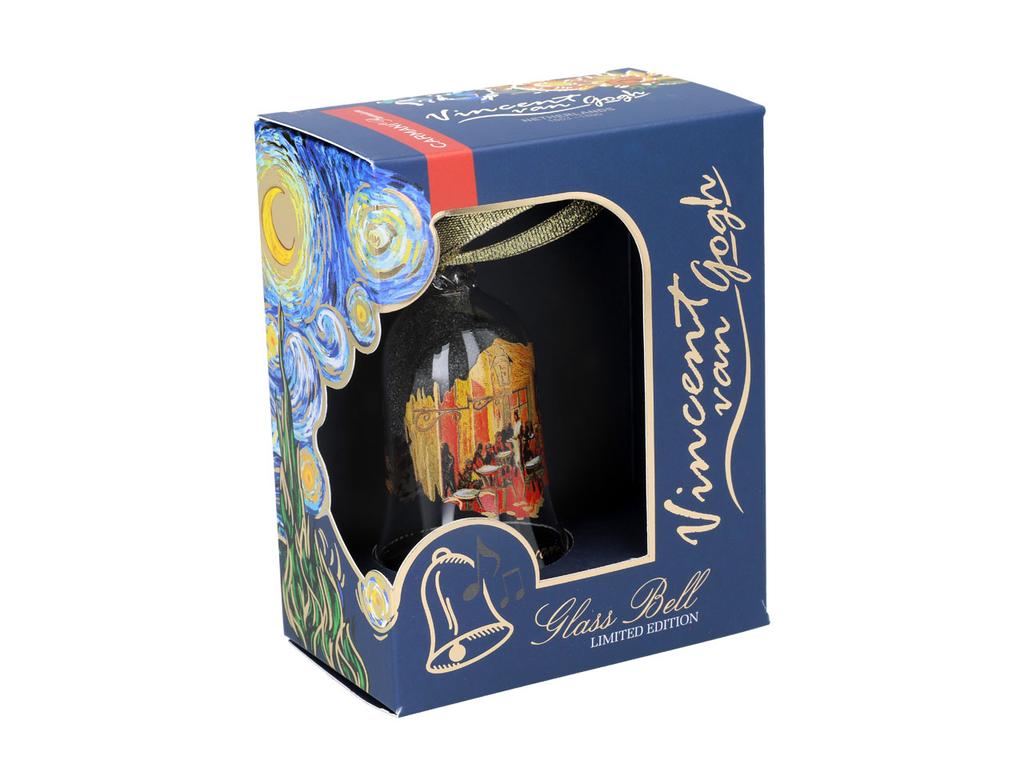 Decorative Porcelain Bell Van Gogh Terrace at Night As a Gift 1