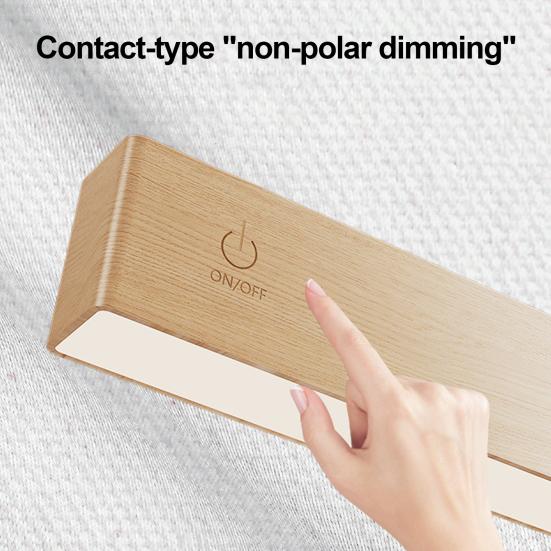 Светодиодная лампа, настенный светильник на батарейках с дистанционным управлением, плавная регулировка яркости, без мерцания, перезаряжаемый настенный светильник, лампа для чтения