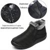 Мужские ботинки Slip On Ankle Boots Зимняя обувь Мужские водонепроницаемые зимние ботинки Зимние ботинки Para Hombre Легкие меховые повседневные кроссовки