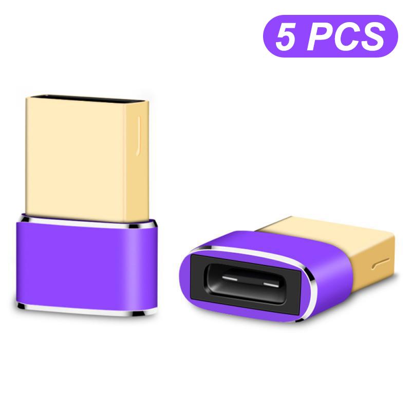 USB 2.0 USB A Папа к Type C Мама Разъем Переходник Тип USB C Стандартная Зарядка Передача Данных Аксессуары для Мобильных Телефонов
