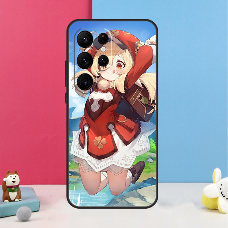 Genshin Impact Klee Case For Samsung Galaxy S26 S25 Ultra S20 S21 S22 S23 S24 Plus S10 S25 FE Back Cover Shell
