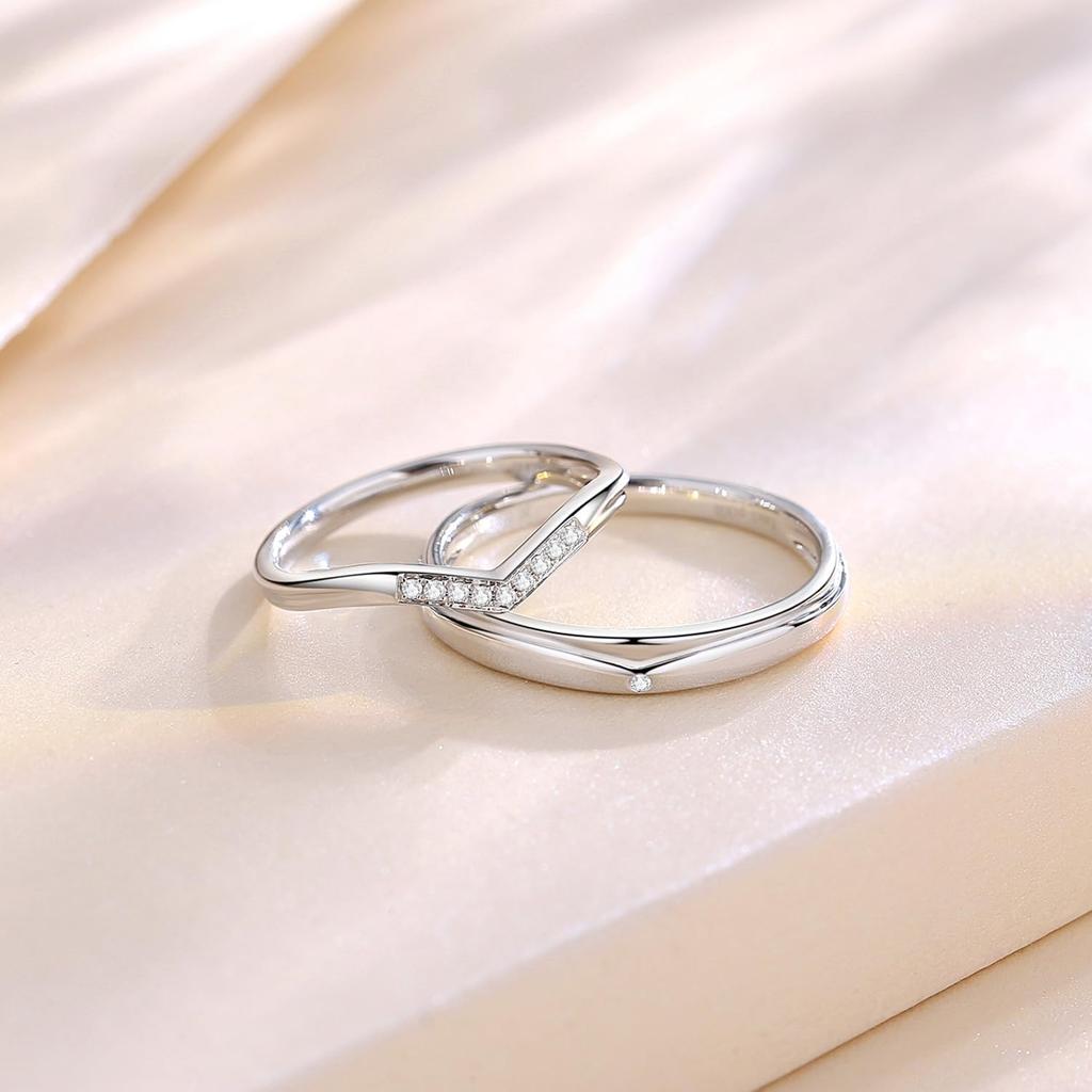 FANCIME Diamond Platinum Ring for Size Pt950 Wedding Gift Wrapping Included Men, 19, 2.9mm Wide, Lab-Grown Diamonds, Engagement, Wedding, Proposal,