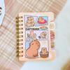 Милый блокнот Capybara, блокноты с изображением животных из мультфильмов, студенческая бухгалтерская книга, ПП-книга для девочек, канцелярские принадлежности для студентов