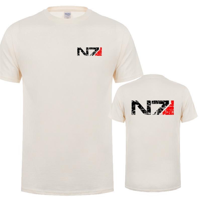 Mass Effect N7 T Shirt Summer Unisex Short Sleeve Cotton N7 Tshirt Unisex Tops Tee