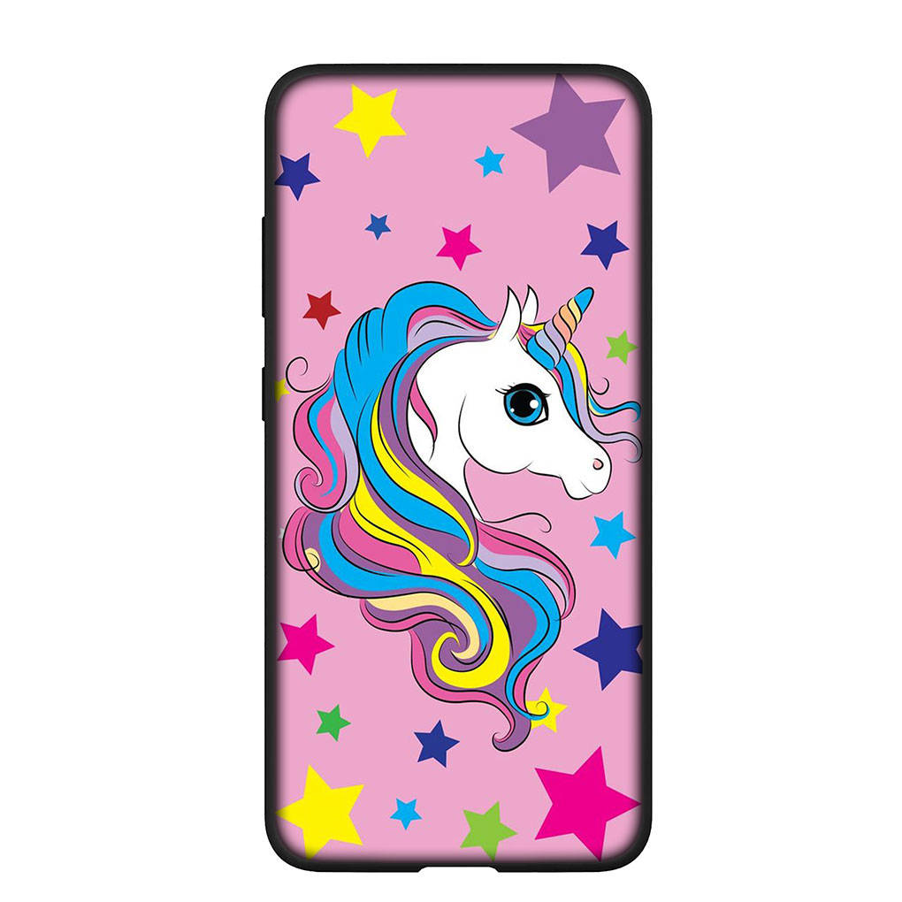 Чехол для телефона Samsung Galaxy S24 S23 iPhone 15 14 Xiaomi Redmi Note 13 12 11 8 10 9 Pro Max X XR OPPO A15 Huawei Lovely Unicorn Horse Cover