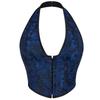 Women Single Breasted Halter Neck Bust Support Sexy Intimate Top