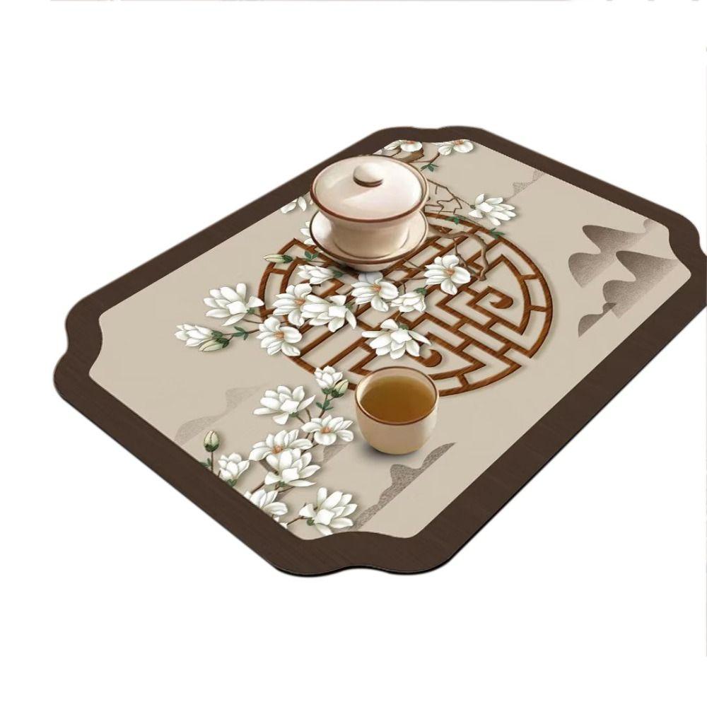 Термостойкий нескользящий быстросохнущий коврик для сушки посуды коврик для сушки посуды с диатомовой грязью впитывающая подкладка для посуды ARI