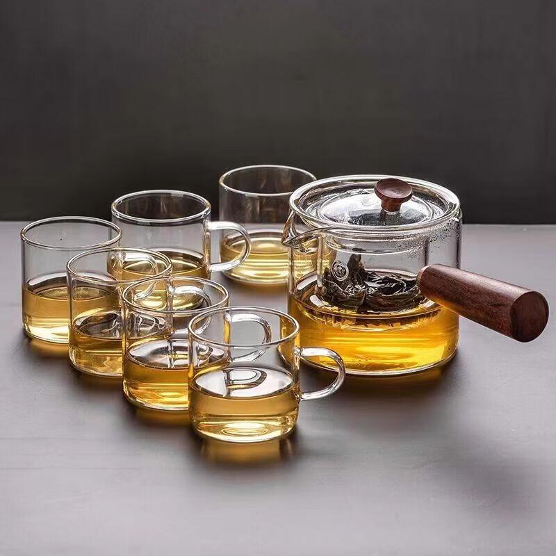 Набор чайников Shangqi Glass с боковой ручкой
