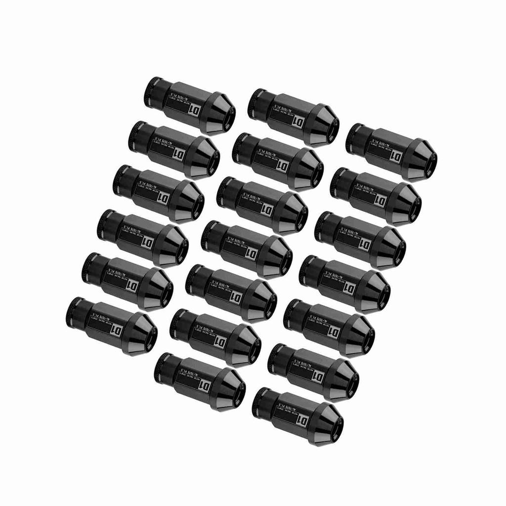 Автомобильный винт для покрышки гоночного колеса алюминиевая гайка M12X1.5 (черный)