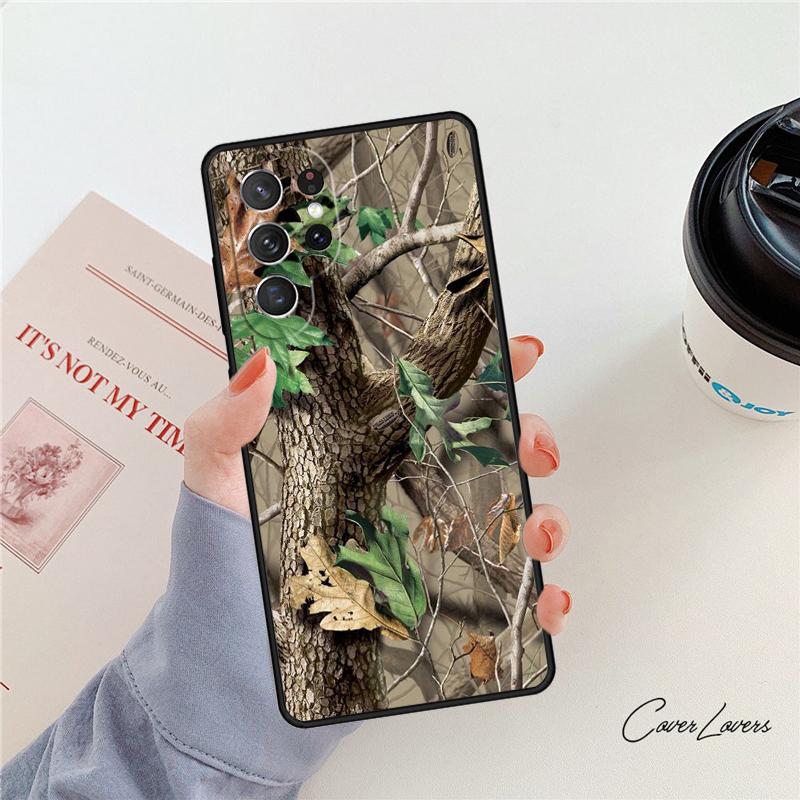 Чехол для телефона с камуфляжным рисунком для охоты Для Samsung Galaxy S24 S25 S23 S22 Ultra Note 10 20 Plus S20 S21 FE Чехол