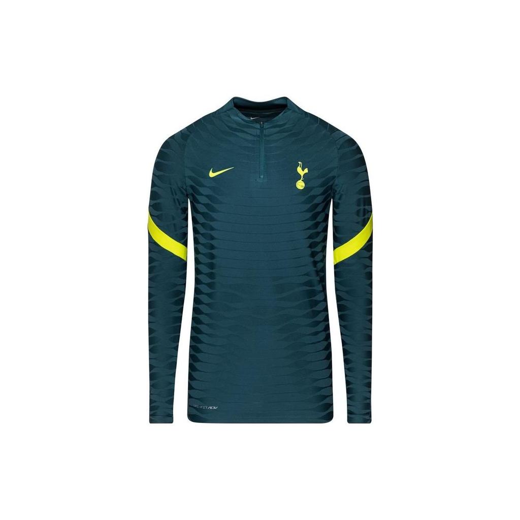 Nike T Shirts Men's Dark Cyan Stand Collar Moderate Straight Fit DB6880-397