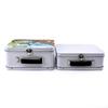 White Black Silver Metal Storage Box tinplate Lunch Box  Tea Candy Cookies Cake Biscuits