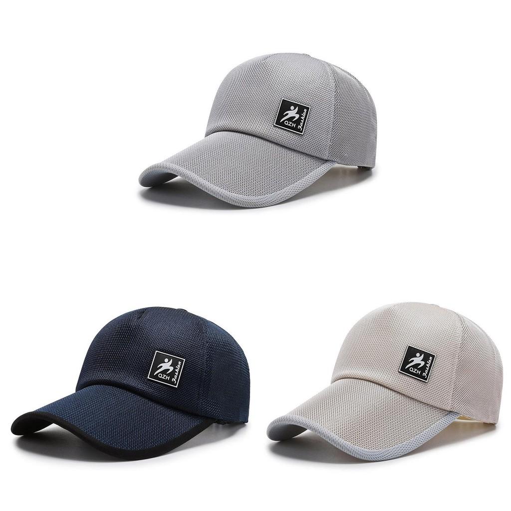 Трендовая мужская бейсболка, летняя шляпа с регулируемой посадкой для защиты от солнца