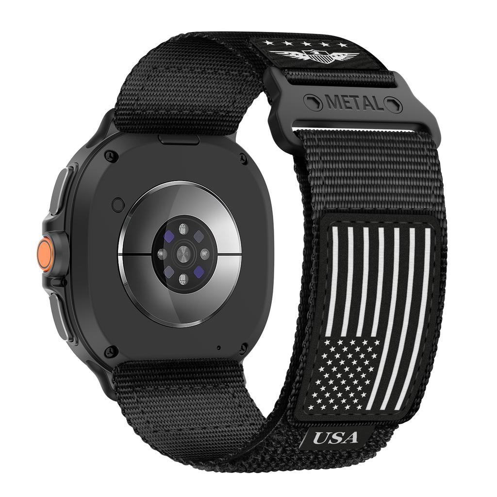 Rugged Nylon Straps For Samsung Galaxy Watch 8/8 classic40mm 44mm 46mm Sport belt correa pulseira Bracelet Galaxy Watch 8 Band