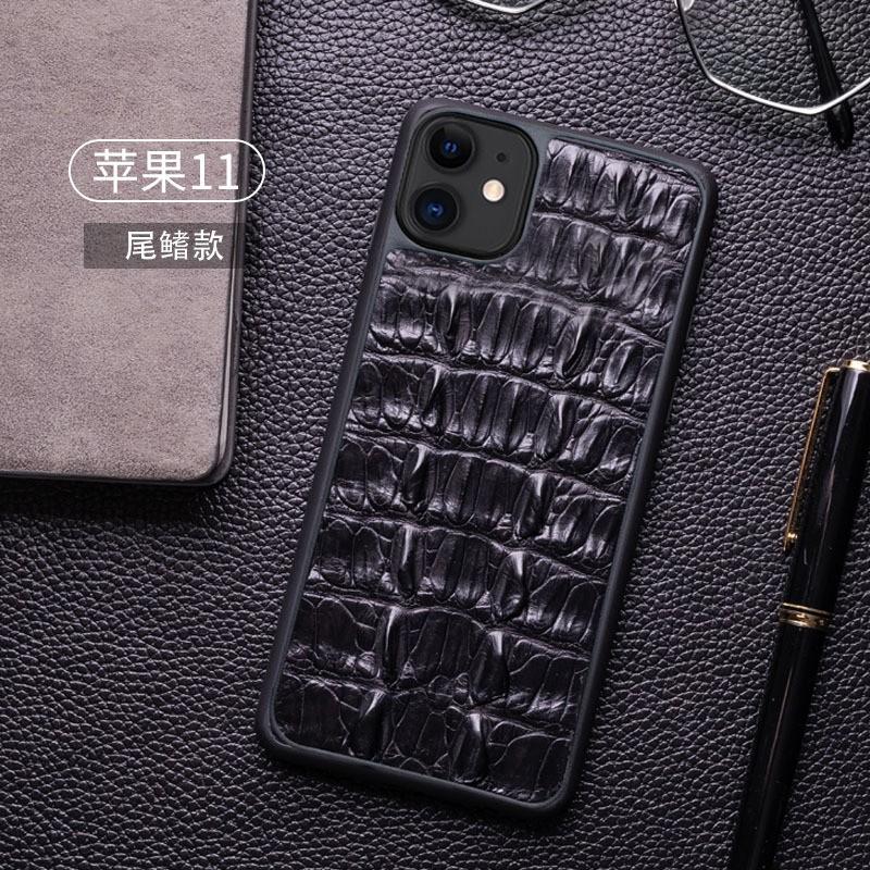 Leather Phone Case IPhone 17 Pro Max All-Inclusive Crocodile Shockproof Handmade Luxury