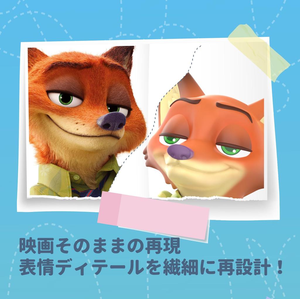 TOP TOY Disney Zootopia Judy & Nick Story Series [1 Piece] Gachapon Blind Box Figure Soft Vinyl PVC Premium Toy Birthday Gift for Disney Character