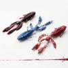 10Pcs Shrimp Soft Bait Fishing Lure Realistic Looking Vibrant Color Streamlined Shape Artificial Shrimp Lure Bait Fishing Gear10[cs