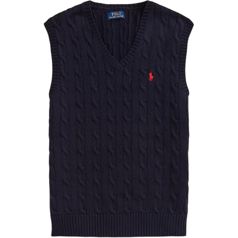 Polo Ralph Lauren Logo Embroidered Knitted Vest 710860352-005
