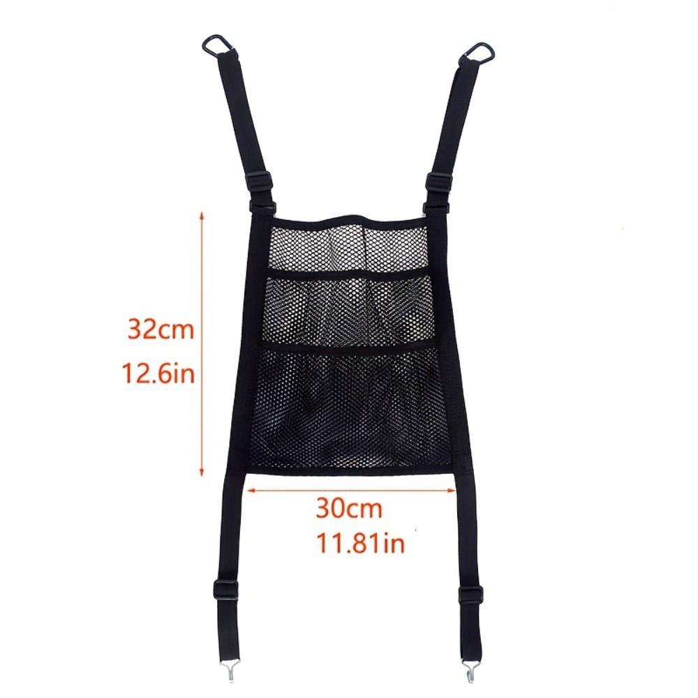 3-layer Construction Car Seat Storage Bag Seat Back Storage Organizer  Pet Accessories Storage