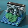 3D Pop-Up Китайский Архитектурный Модельный Календарь: Разрываемая бумажная скульптура Настольное украшение и креативный подарок