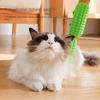 Silicone Cat Wall Massage Comb Toy Corner Cat Massage Comb Silicone Pet Hair Remover Float Brush Cleansing Comb Brush